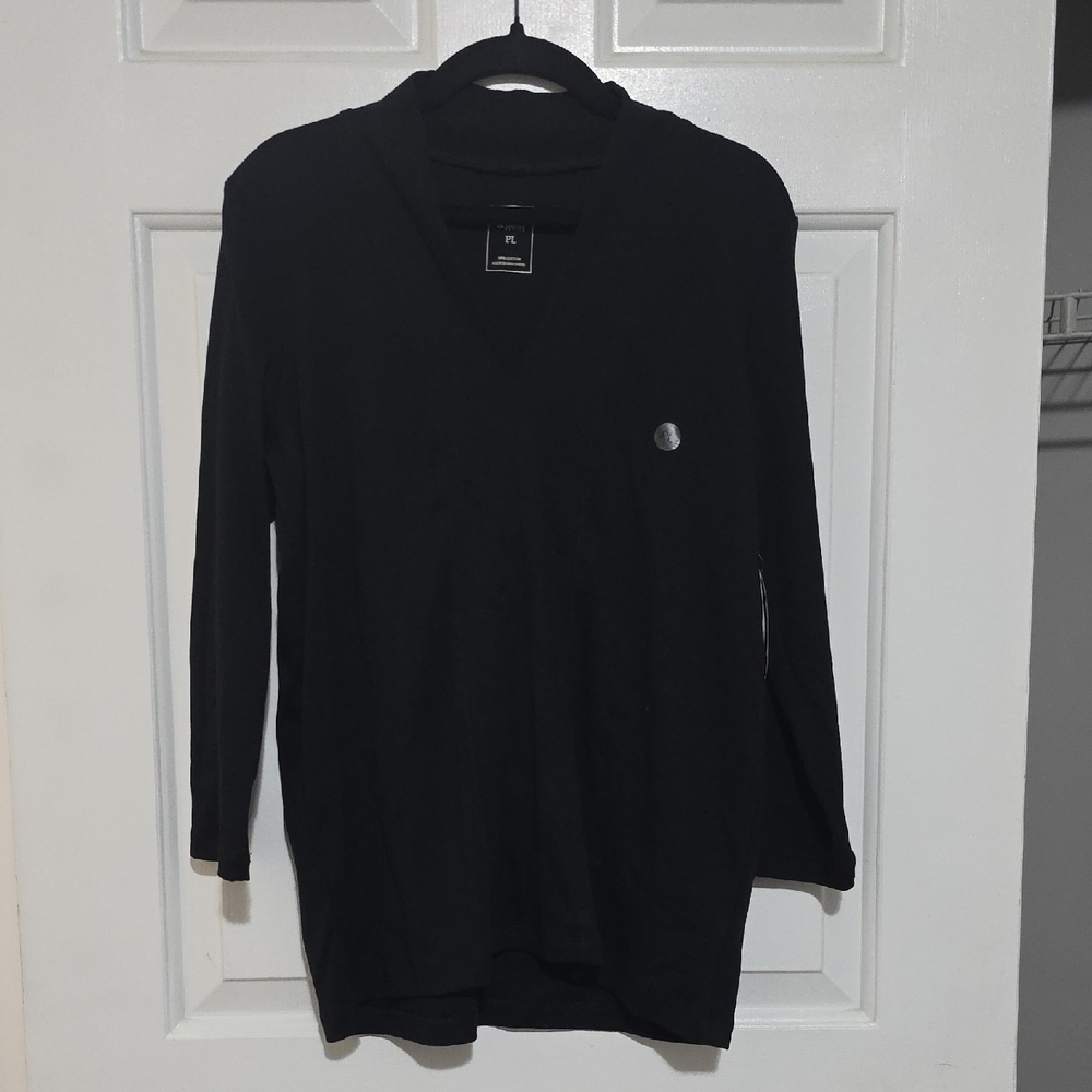 Black V-Neck Women's Sweater